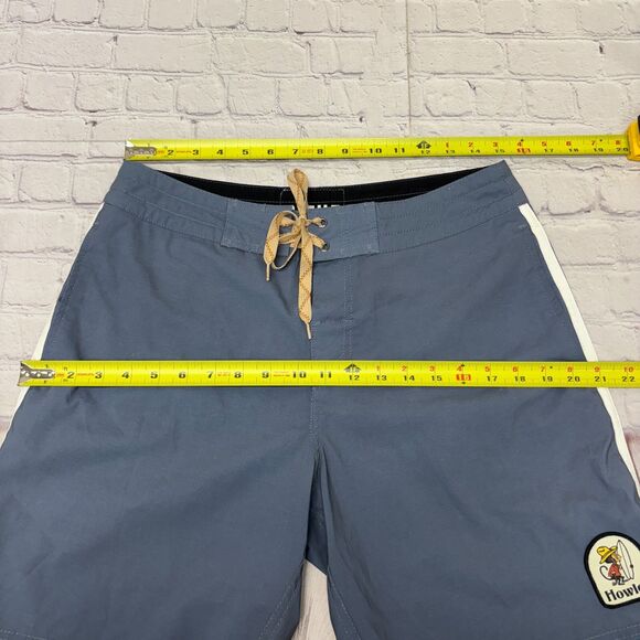 Howler Brothers Men Swimwear Swim Trunks Board Shorts Size 32 Gray D004 -9 - Picture 2 of 16